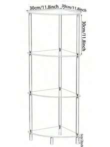 1 Set Acrylic Triangle Combination Storage Table 2-Layer 3-Layer 4-Layer - Multicolor - View 8