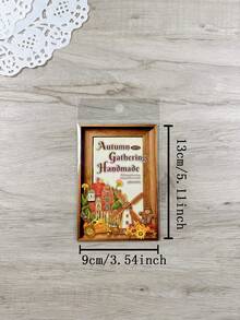 1 Pack 30pcs Vintage Autumn Farm Stickers For Planner DIY Collage Decoration Photo Album Scrapbook Journal - Autumn Harvest Handmade - View 2