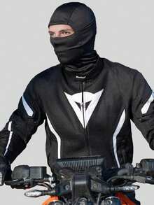 1pc Balaclava Windproof Cold-Proof Thermal Lined Warm Full Face Mask Head Cover Suitable For Motorcycle Travel Men Sports Riding Skiing Snowboard Hiking - Multicolor - View 8