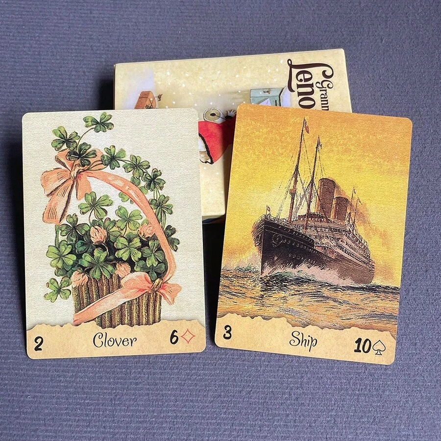 Grannys Postcards Lenormand Fairy Tale Style Cards 36-Card Lenormand Card Game - Lenormand - View 1