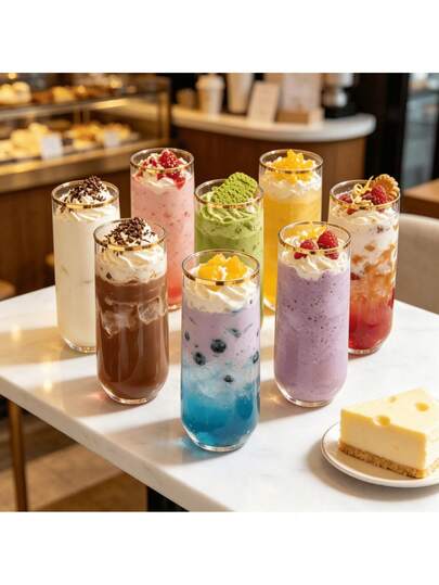 5/3/1pc Reusable Gold Rim Transparent Champagne Glasses, Bubble Fruit Juice Dessert Cups, Ice Cream Cups; Durable And Shatter-Resistant, Hand Wash Only, Suitable For Casual Bars, Weddings, Parties, Picnics, Graduation Season And Various Occasions