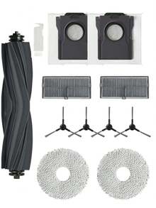 L10s Pro Ultra Heat/ D20 Ultra/ RLD31SE/ L10s Ultra Gen 2/ L10s Pro Ultra/ X30/ X30 Ultra/ Mova E30 Ultra/ Mova P10 Ultra/ X40 Ultra/ L40 Ultra/ X50 Ultra Complete/ S10 Pro Ultra/ S30 Pro Ultra 吸塵器替換配件，包含主刷、HEPA 濾網、拖布、側刷和吸塵集塵袋 - 彩色 - 查看 19