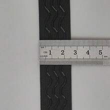 1/3/5/10m Elastic Non-Slip Woven Ribbon, Used For Belts, Clothing, Wavy Silicone Ribbon DIY Garment Sewing Accessories - C-Dark green - View 40