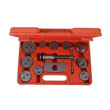13-Piece Brake Piston Reset Tool Set Universal Car Reset Brake Caliper Piston Tool Kit Spindle - A - View 2
