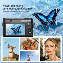 4K Digital Camera (For Professional Photography), 12x Optical Zoom, 75MP Auto Focus, Supports WiFi Network Camera Function, Equipped With 3-Inch Ultra-HD Display, Ideal For Travel And Video Blogging - View 8