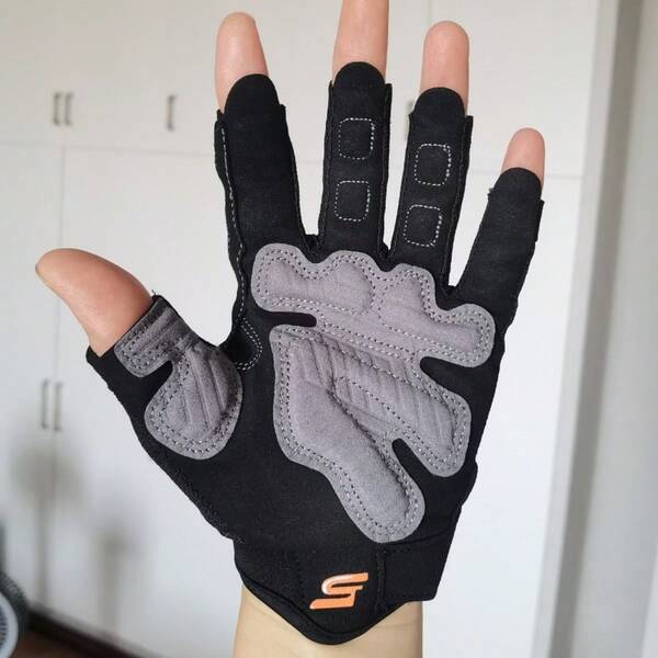 Anti-Callus Half-Finger Fitness Gloves For Women, Tennis, Badminton, Gym Training, Sports, Breathable, Men's Pull-Up, Cycling Gloves