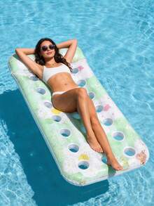 Inflatable Pool Float Swim Mattress Water Hammock Air Mattress Adult Swim Tube Swim Accessory Summer Water Sport Swim Float - A - 查看 4