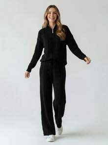 Women Sweater Co-Ords - Negro - Ver 1