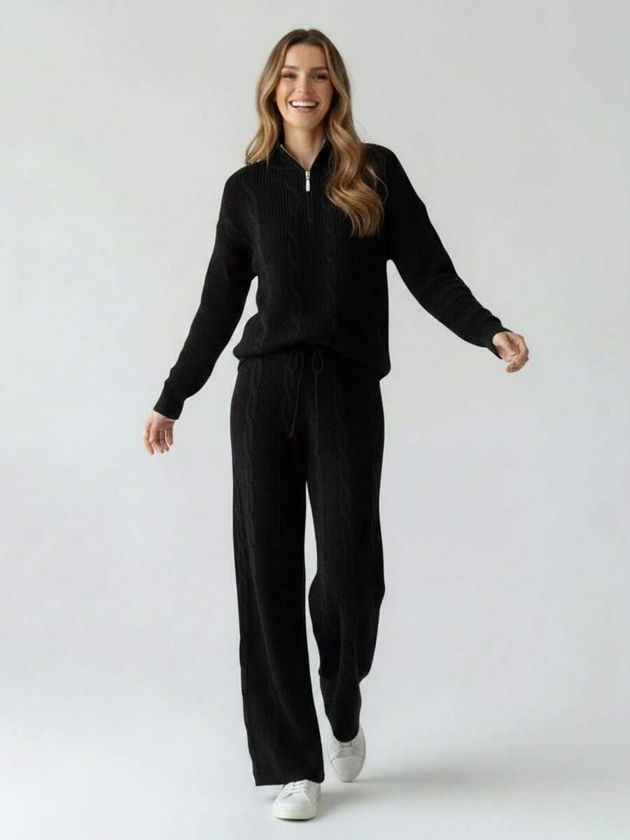 Women Sweater Co-Ords - Negro - Ver 1