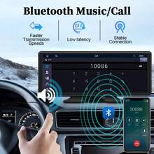 Pantalla de visualización portátil de 10.26 pulgadas para CarPlay, reproductor multimedia de video, compatible con CarPlay inalámbrico y Android Auto inalámbrico, pantalla universal para automóvil - Sin cámara de visión trasera - Ver 3