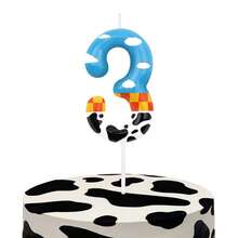 Number 2 Birthday Candle, Cartoon Story Theme Cake Decoration Candle - Birthday Candles - View 5