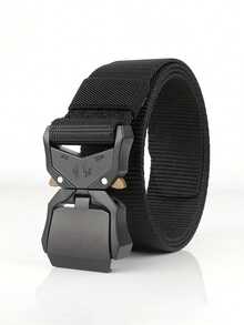 2/1pc Nylon Automatic Buckle Belt Multi Color Tactical Snap Buckle Durable Workwear Accessory Ideal Gift For Outdoor Lovers. - Multicolor - View 11