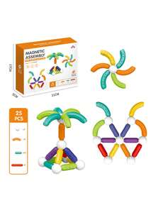 Children's Early Education Multi-Functional Magnetic Beads Set Of Toys - Educational DIY Assembly Magnetic Building Blocks For Developing Thinking, Creativity And Imagination - Gift For Children - Multicolor - View 11