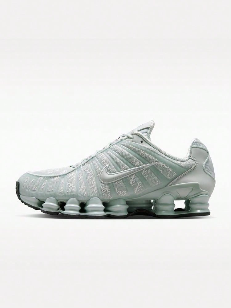 Men's NIKE SHOX TL Low-Top Athletic Casual Shoes IM4687-002 - Green - View 1