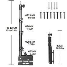 39" Triangle Wall Mount Light Stand Boom Arm For Video Light Moonlight UK - UK-c340801 - View 1