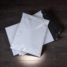 100pc Thickened Waterproof Mailing Bags Set, Waterproof And Moisture-Proof Thickened Plastic Shipping Bags, Self-Sealing With Strong Adhesive For Secure Closure, Reusable Multi-Functional Storage, Suitable For Clothing Shipping, Small Item Packing, Travel Storage, Moving Organization And Back To School Supplies Storage, Multiple Sizes And Quantities To Choose From, Both Practical Mailing Packaging Bags And Great Home And Travel Storage Helpers, Get Shipping And Storage Done In One Bag - A-White - View 10