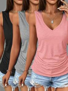 Women Tank Tops & Camis - 混合色 1 - 查看 1