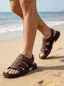 Men Sandals - Brown - View 2