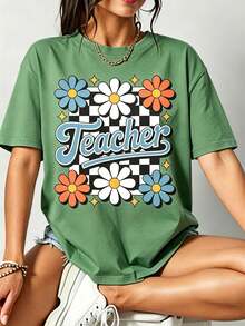 Women T-Shirts - 綠色 - 查看 2