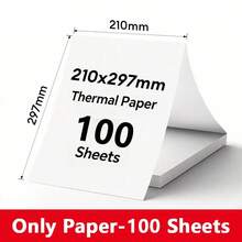 Marklife 100/200 Sheets A4 Thermal Paper, Quick Dry, 210mm Folded Paper, A4 Portable Thermal Printer Paper, Suitable For Office And Home - View 10
