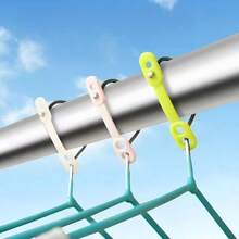 40pcs Colorful Anti-Slip Anti-Wind Clothes Hanger Clips, Dorm Balcony Laundry Anti-Drop, Multi-Functional Silicone Material, Laundry Dedicated For Home Outdoor, Outdoor Clothes Drying Rack Anti-Drop Fixed Clips, Suitable For Outdoor, Closet Storage, RV Laundry And More - A - View 9
