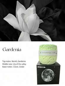 1pc Concrete Scented Candle | Natural Soy Wax Candle With Volcanic Rock Texture Aromatherapy Cup - Multi Scents - View 7