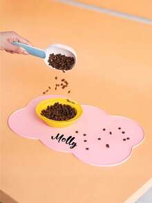 Customizable Pet Feeding Mat (1pc), Supports Personalized Name Customization, Suitable For Cats And Dogs, Non-Slip Rubber Bottom, Minimalist Design Style, Perfect Gift For Pet Owners - Multicolor - View 6