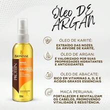Shampoo e Condicionador Collagen Argan 1Litro -  Máscara Hidratação Intensiva Power Protein 500g - Shampoo + Condicionador - Visão 6