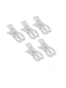 5/1pc Transparent Plastic Balloon Arch Clips Spring Clips Background Balloon Garland Strip Banner Reusable Tie Tool Handmade Holiday Wedding Birthday Party Gift Supplies Decoration Essentials Large Bedding Clips Drying Clips - A - View 13