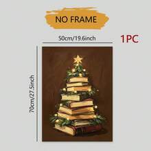 1PC Frameless Christmas Home Decor Posters, Halloween And Fall-Themed Wall Decor, Living Room Wall Art, Bedroom Decor, Bathroom, Kitchen, Dorm Room, Classroom, And Home Decor Prints, Festive Decorative Art, And Gifts For Friends - Abstract - View 13