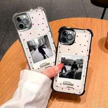 Funda de teléfono personalizable con nombre y fuente, carcasa blanda reforzada en 4 esquinas con electrochapado, resistente a caídas y arañazos, funda de teléfono atemporal, de moda, única, minimalista personalizada, compatible con Apple 17/17ProMax/17air/17Pro/16/16e/16Plus/16Pro/16ProMax/15/15Plus/15Pro/15ProMax/14/14Plus/14Pro/14ProMax/13/13Pro/13ProMax/12/12Pro/12ProMax/11/11Pro/11ProMax / S25Ultra S24Ultra / - Rosa - Ver 5