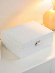 1pc Large Capacity Multi-Layer Jewelry Box With Transparent Window, Drawer Style, Anti-Oxidation Storage Box For Rings, Earrings, Necklaces - Multicolor - View 9