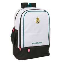 Real Madrid 皇家馬德里26/27賽季學生背包套裝，半硬底隔層拉鍊，男女童通用，尺寸為35x24x50厘米 - 訓練 - 查看 2