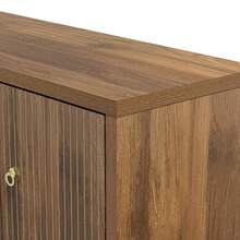 Sideboard Brown Made Of Wood For Dining Room And Living Room - 棕色 - 查看 9