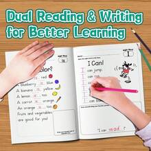 Common Words Sentence Fill-In-The-Blanks Workbook - Fun And Educational Fill-In-The-Blanks Reading Practice To Help Kindergarten And First Grade Children Learn High-Frequency Words - Early Learning - View 3