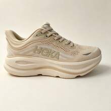 男款 Hoka One One 全季公路跑鞋 BONDI 9 透氣輕量舒適緩震防滑燕麥色 - 燕麥色男款 - 查看 2