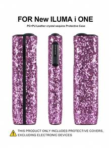 1PC For IQOS New ILUMA I ONE Protective Case PU Leather Surface Crystal Glitter Rhinestone Women Exclusive Fashion Protective Cover Multiple Color Options Anti-Slip Anti-Fingerprint Precise Hole Design Does Not Affect Daily Use Easy Installation Portable Effective Prevention Of Daily Scratches Collisions Anti-Drop Thin Fit Portable Storage Box Unisex Couple Style Simple Versatile Fashion Leather Case - New ILUMA I ONE Diamond - View 12