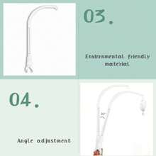 Sonajero colgante para cuna de bebé, soporte giratorio con clip para cama, juguete colgante para cochecito, accesorio para cuna. - BLANCO - Ver 4
