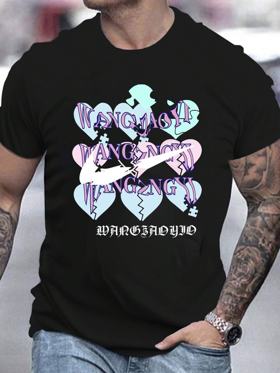 Camisetas de hombre - Negro - Ver 1