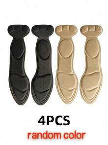 2-In-1 Arch Support Heel Pad & Half Insole Set, Suitable For Loafers, Anti-Slip & Sweat-Absorbing Split Design Insoles, Relieve Foot Fatigue, Prevent Heel Slipping, Make Large Size Shoes Fit Better, Suitable For Daily Casual Leather Shoes - A - View 15