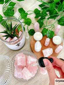 1 viên đá tinh thể thô tự nhiên, đá khuếch tán tinh thể khoáng không đều, đá chữa lành Reiki, mẫu khoáng vật, trang trí nhà cửa, liệu pháp hương thơm không lửa - Nhiều màu - Xem 4