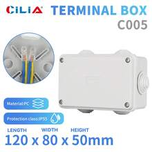 CILIA 防潑水長方形接線盒 IP55 戶外電線外殼表面安裝盒 120x80x50mm 150x110x70mm 190x140x70mm - 長方形 - 查看 2