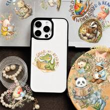 50pcs Cute Animal Reading PET Stickers, Waterproof Watercolor Animal Stickers Suitable For Teens, Grandmothers, Home Decor, Animal Stickers For Planner And DIY Crafts, Back To School School Supplies - A - View 7