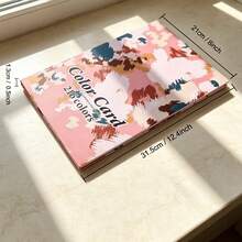 160/216/320 Color Nail Polish Color Chart Book, With Blank Nail Color Test Strips Nail Polish Display Album, Professional Nail Salon Color Chart Display Board, Suitable For Nail Art Supplies - Multicolor - View 8