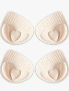 2/4 buah Bantalan Bra Kontur Berbentuk Hati, Bantalan Spons Tebal Berlubang dan Bernapas untuk Mendorong Payudara, Cocok untuk Bra Olahraga dan Pakaian Renang - MultiWarna - View 9
