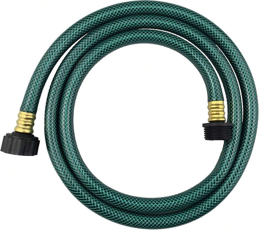 Darnassus PVC Garden Hose 1/2 Inch, 5 FT Flexible Water Hose Green With Male And Female Plastic Fittings - No Leaking And Lightweight For Household - ColorE - View 1