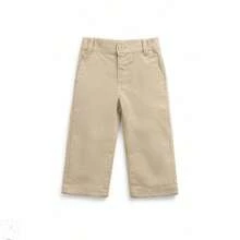 Conjunto Infantil Menino Social Camisa Manga Longa e Body Calça Com Suspensorio e Gravata Borboleta para festa Casamento - Bege/Branco - Visão 6