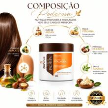 Shampoo e Condicionador Collagen Argan 1Litro -  Máscara Hidratação Intensiva Power Protein 500g - Shampoo + Condicionador - Visão 9