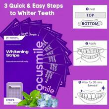 Best-Selling PAP Purple Teeth Whitening Strips, Deep Cleaning Oral Care, Fresh Breath, Whitening Strips For Travel And Home Use - Purple Teeth Whitening Strips - View 5