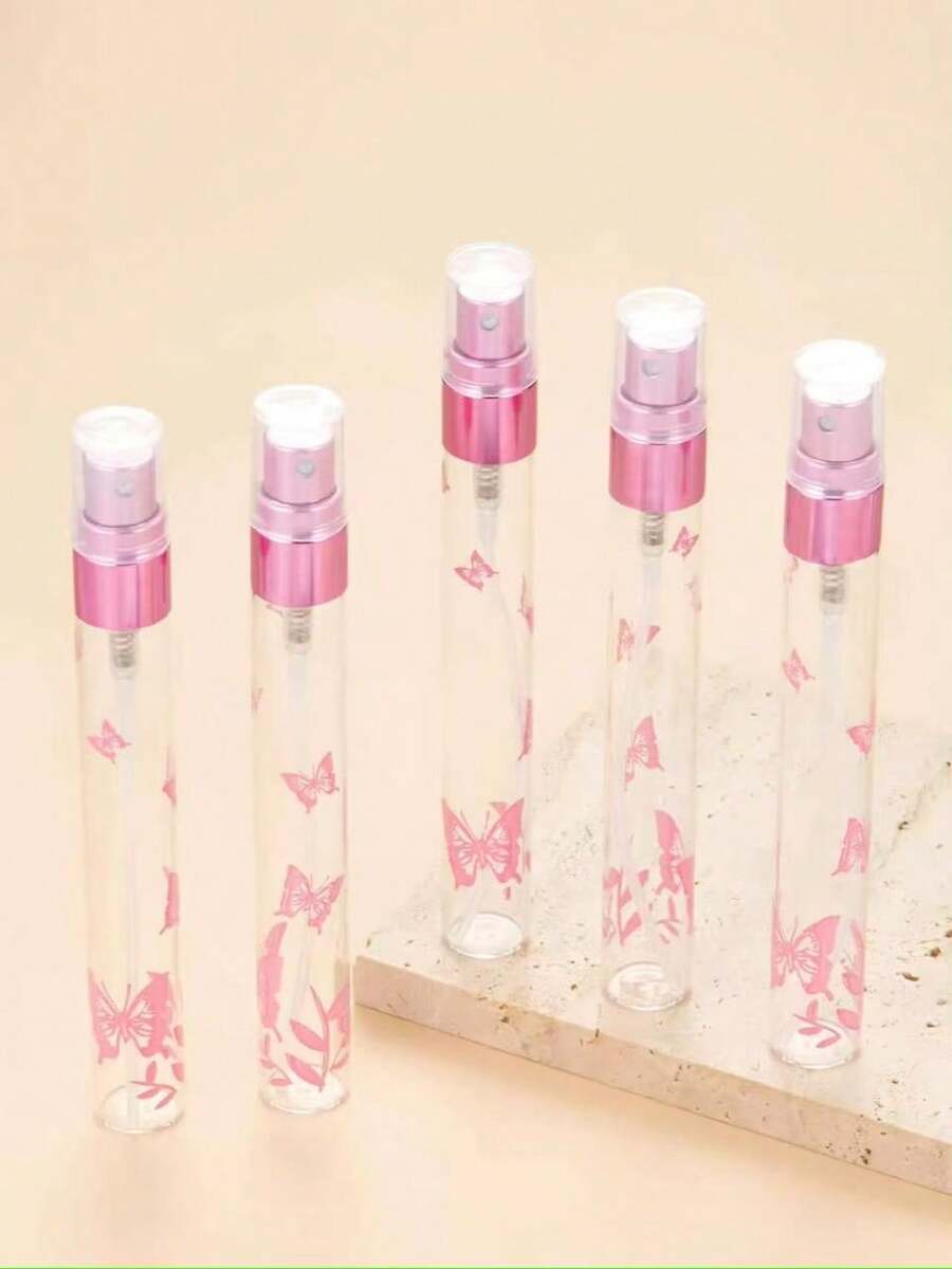 Botol Semprot Parfum Butterfly 10ML (1 buah) - Berwarna merah muda - View 1
